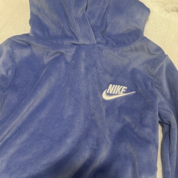 Nike Royal Blue Velour Tracksuit - Picture 2 of 8